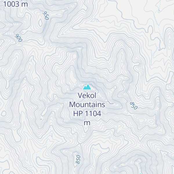 Map of Vekol Mountains HP