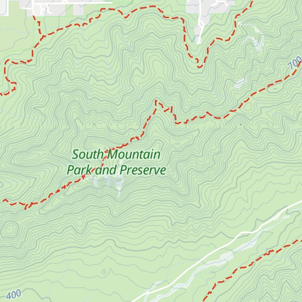 Map of Maricopa Peak