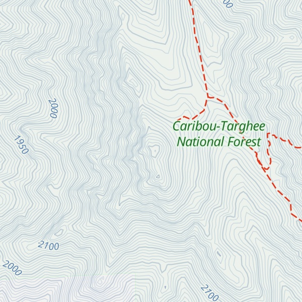 Map of Gunsight Peak