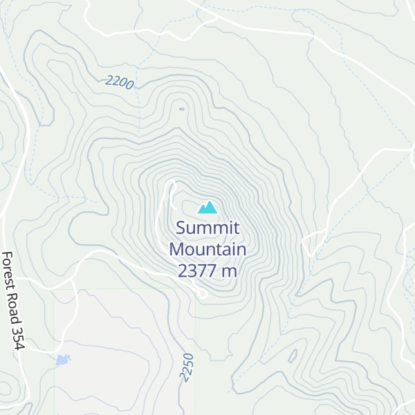 Map of Summit Mountain