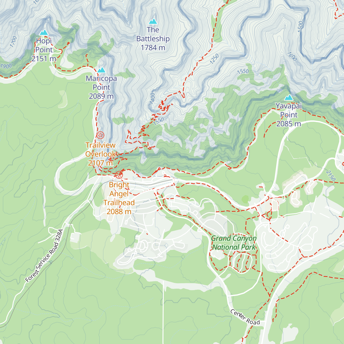 Verkamp's visitor Center map