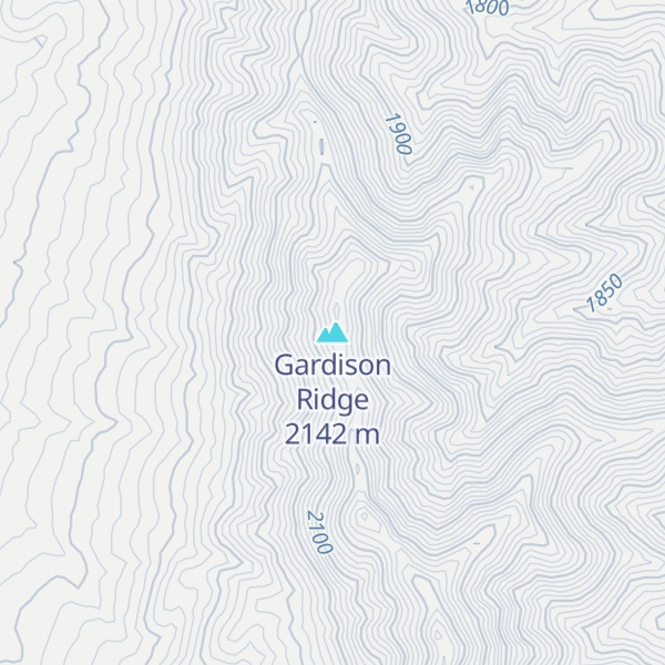 Map of Gardison Ridge