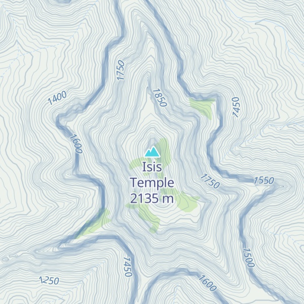 Map of Isis Temple