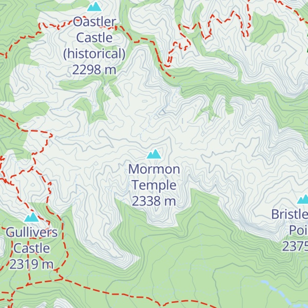 Map of Mormon Temple