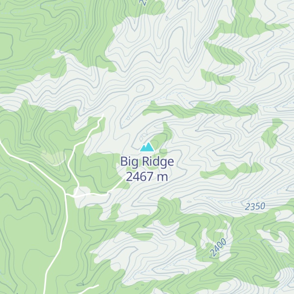 Map of Big Ridge