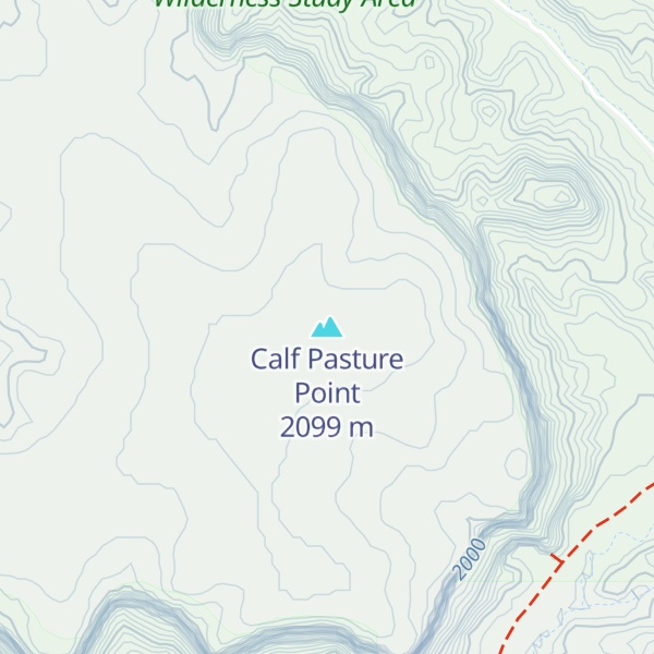 Map of Calf Pasture Point