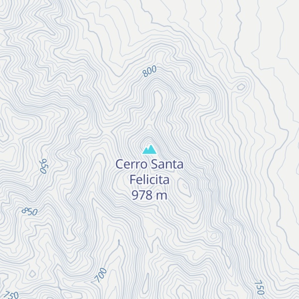 Map of Cerro Santa Felicita