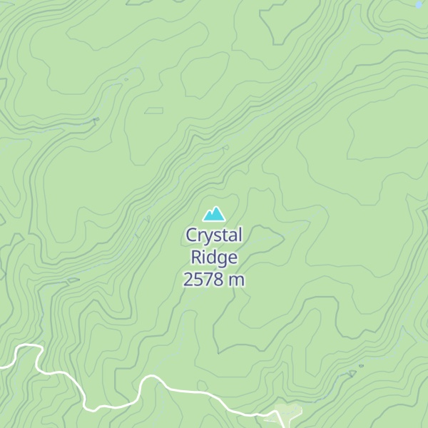 Map of Crystal Ridge