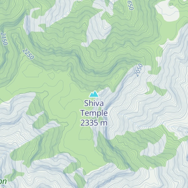 Map of Shiva Temple