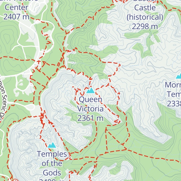 Map of Queen Victoria