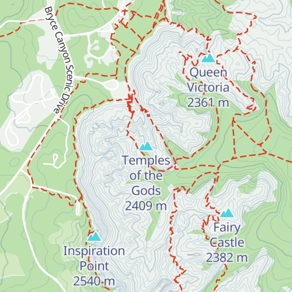 Map of Temples of the Gods