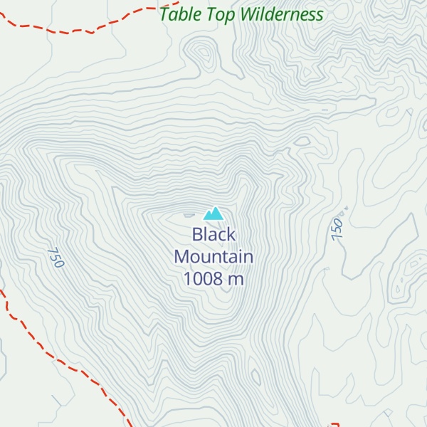 Map of Black Mountain