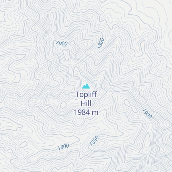 Map of Topliff Hill