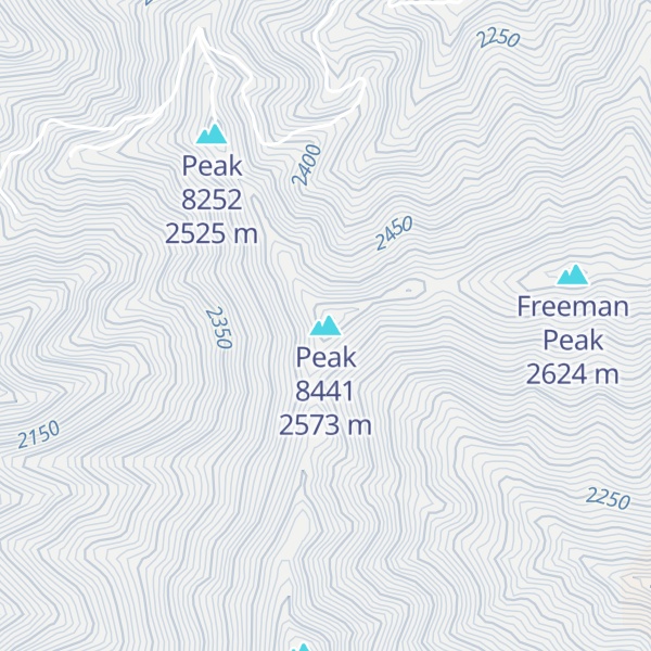 Map of Peak 8441