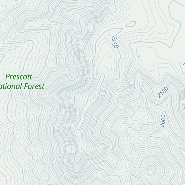 Map of Hickey Mountain