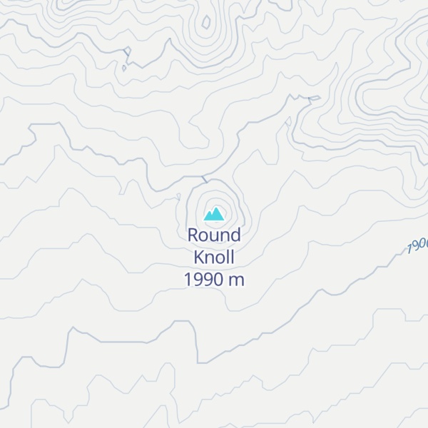 Map of Round Knoll
