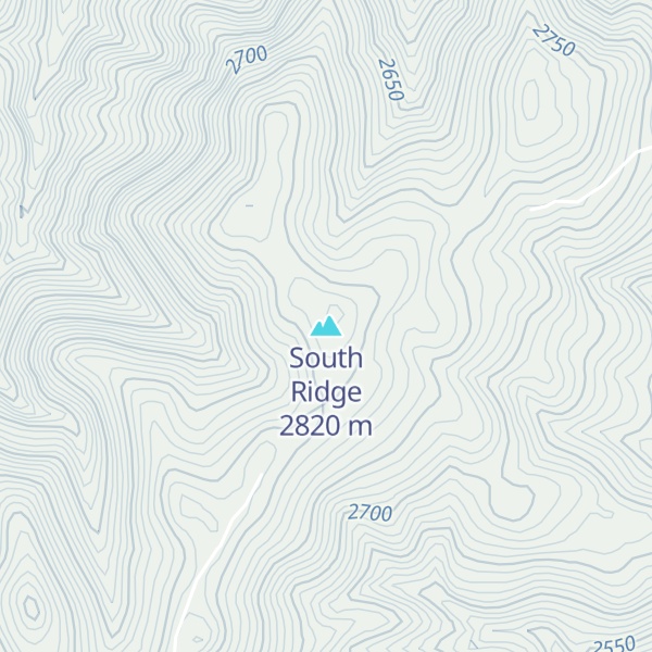Map of South Ridge