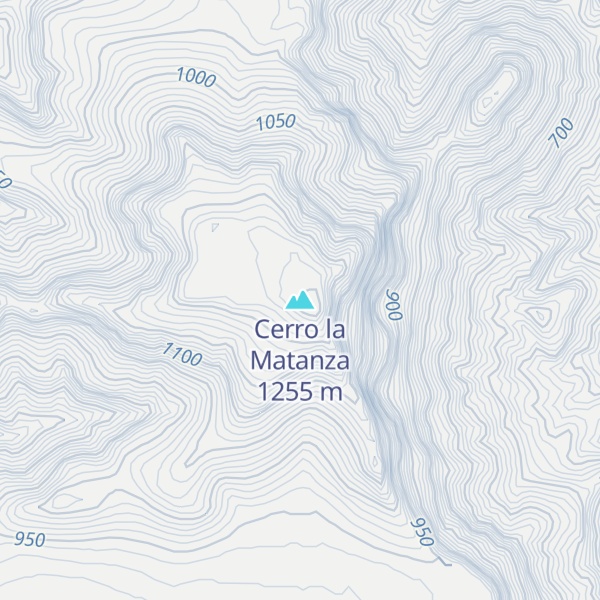 Map of Cerro la Matanza