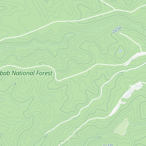 Map of Two Springs Ridge