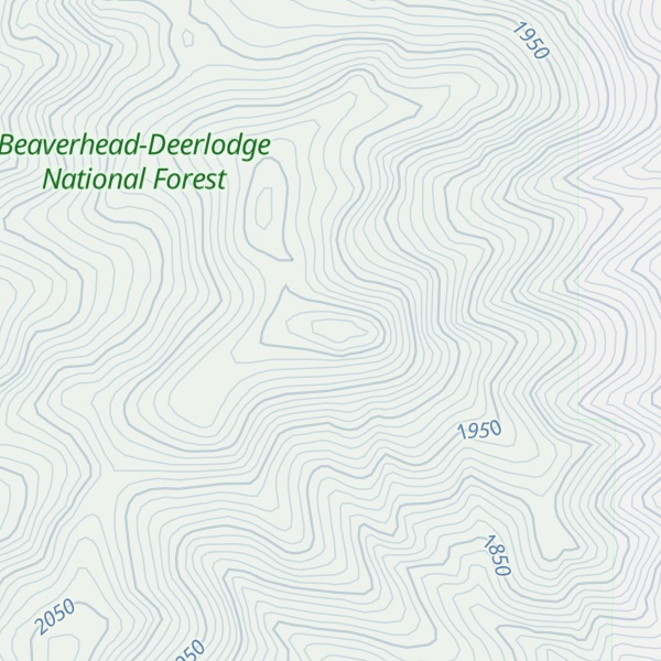 Map of Dry Mountain