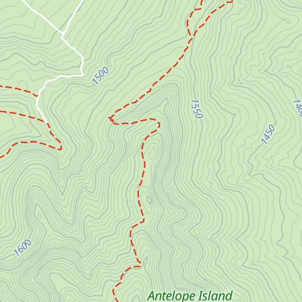 Map of Coyote Ridge