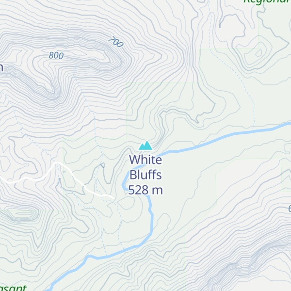 Map of White Bluffs