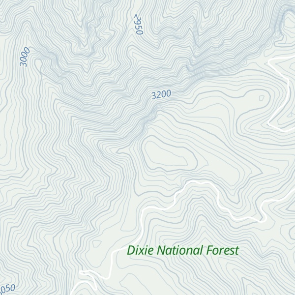 Map of Mount Dutton