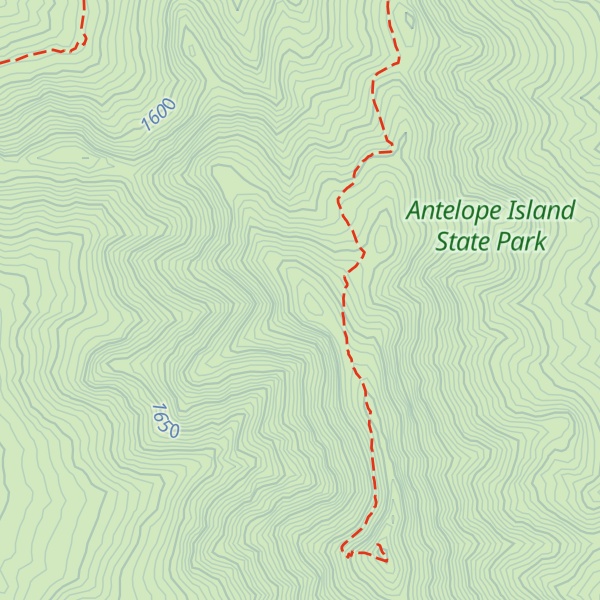 Map of Stringham Peak