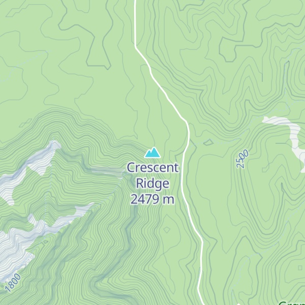 Map of Crescent Ridge