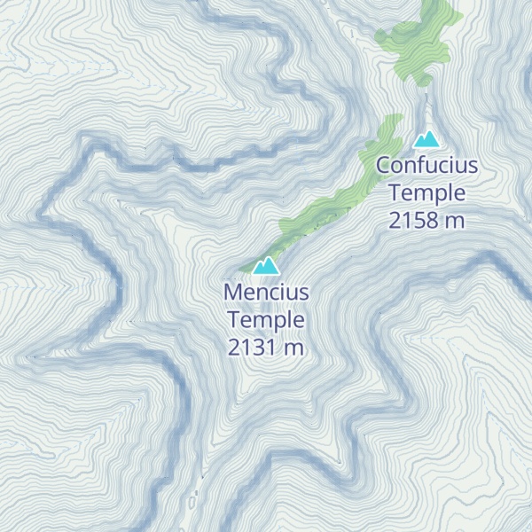 Map of Mencius Temple