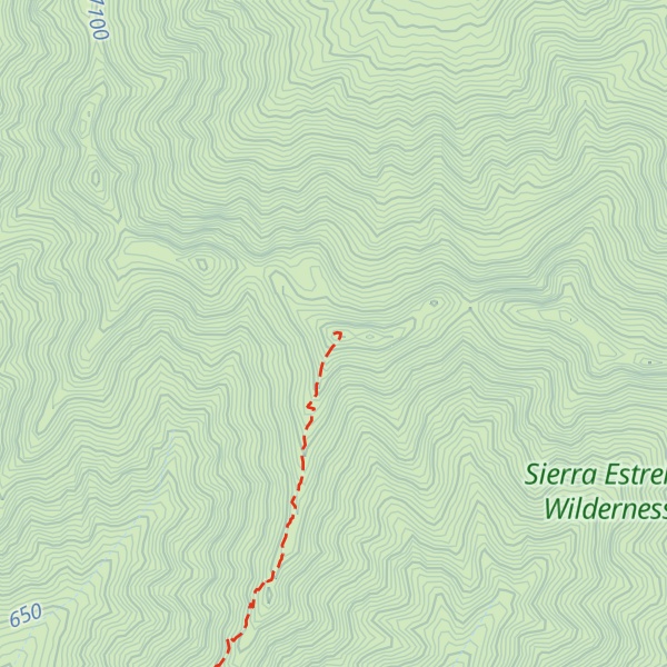 Map of Quartz Peak