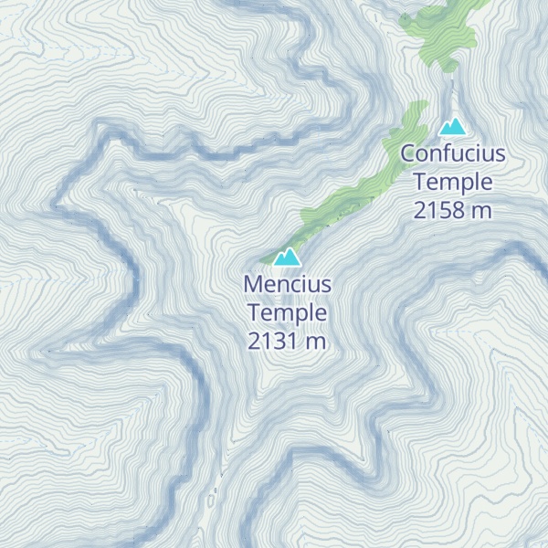 Map of Twin Buttes