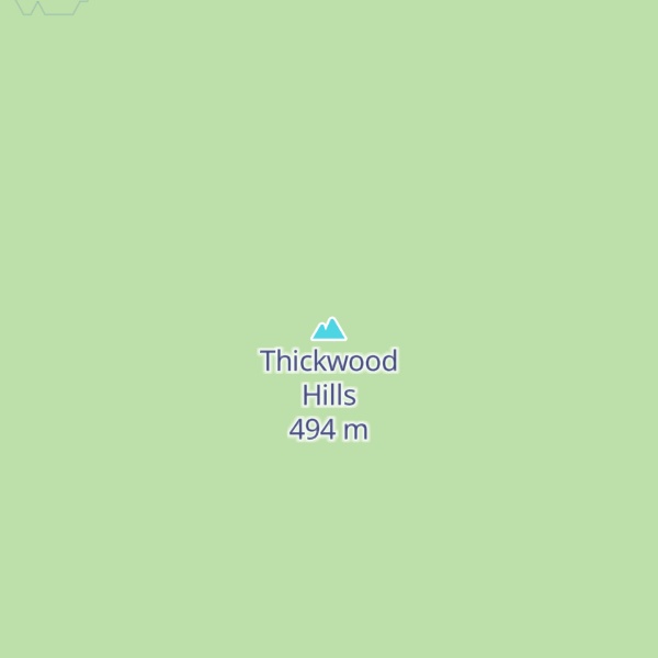 Map of Thickwood Hills