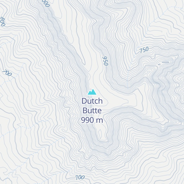 Map of Dutch Butte