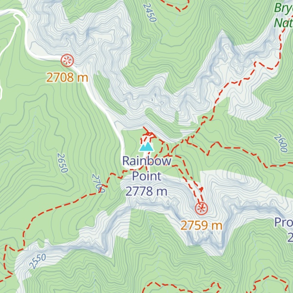 Map of Rainbow Point