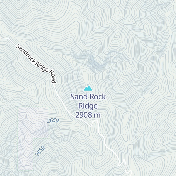 Map of Sand Rock Ridge