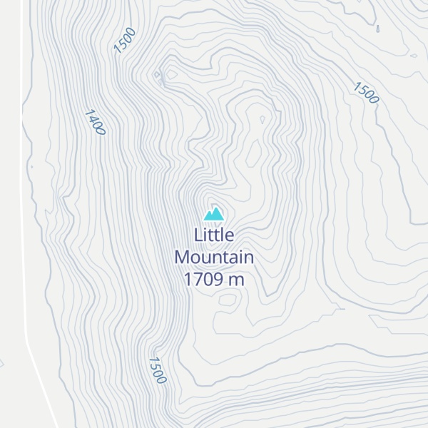 Map of Little Mountain