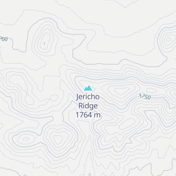 Map of Jericho Ridge