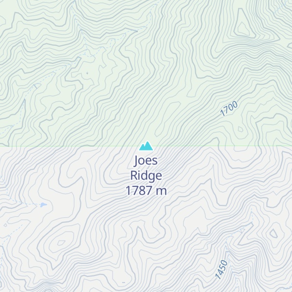 Map of Joes Ridge