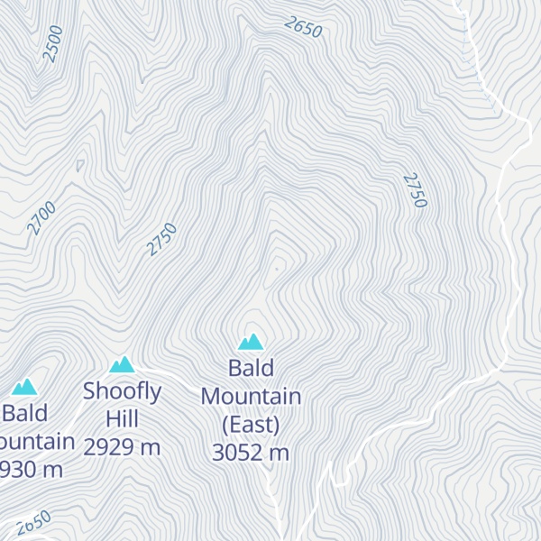 Map of Sharp Mountain