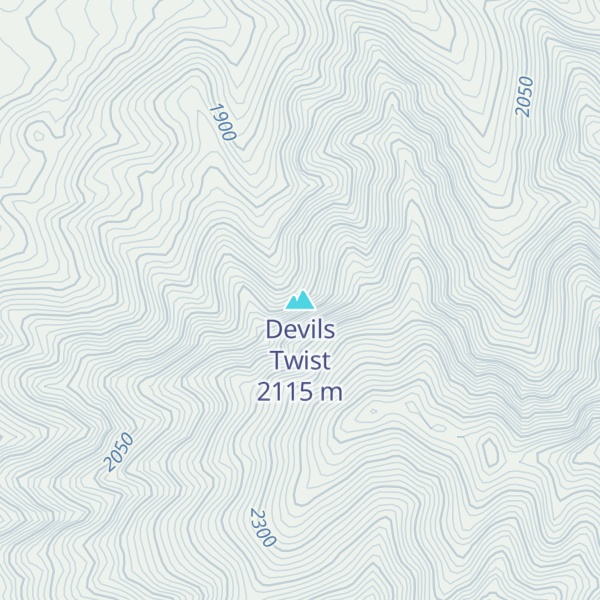 Map of Devils Twist
