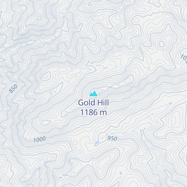 Map of Gold Hill