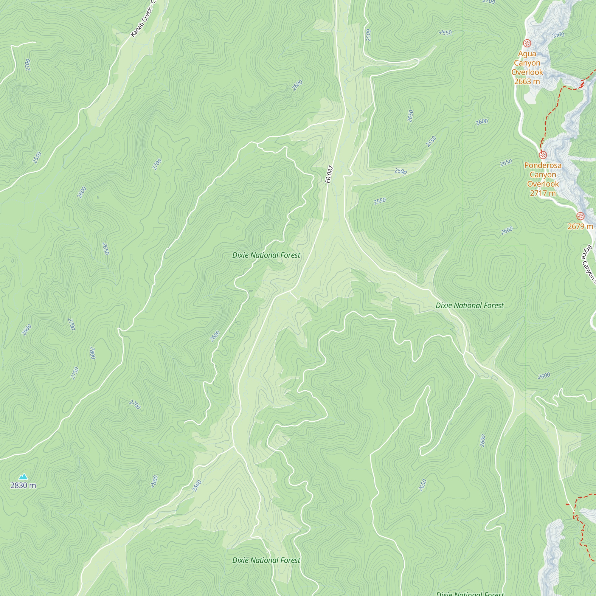 Podunk Guard Station map