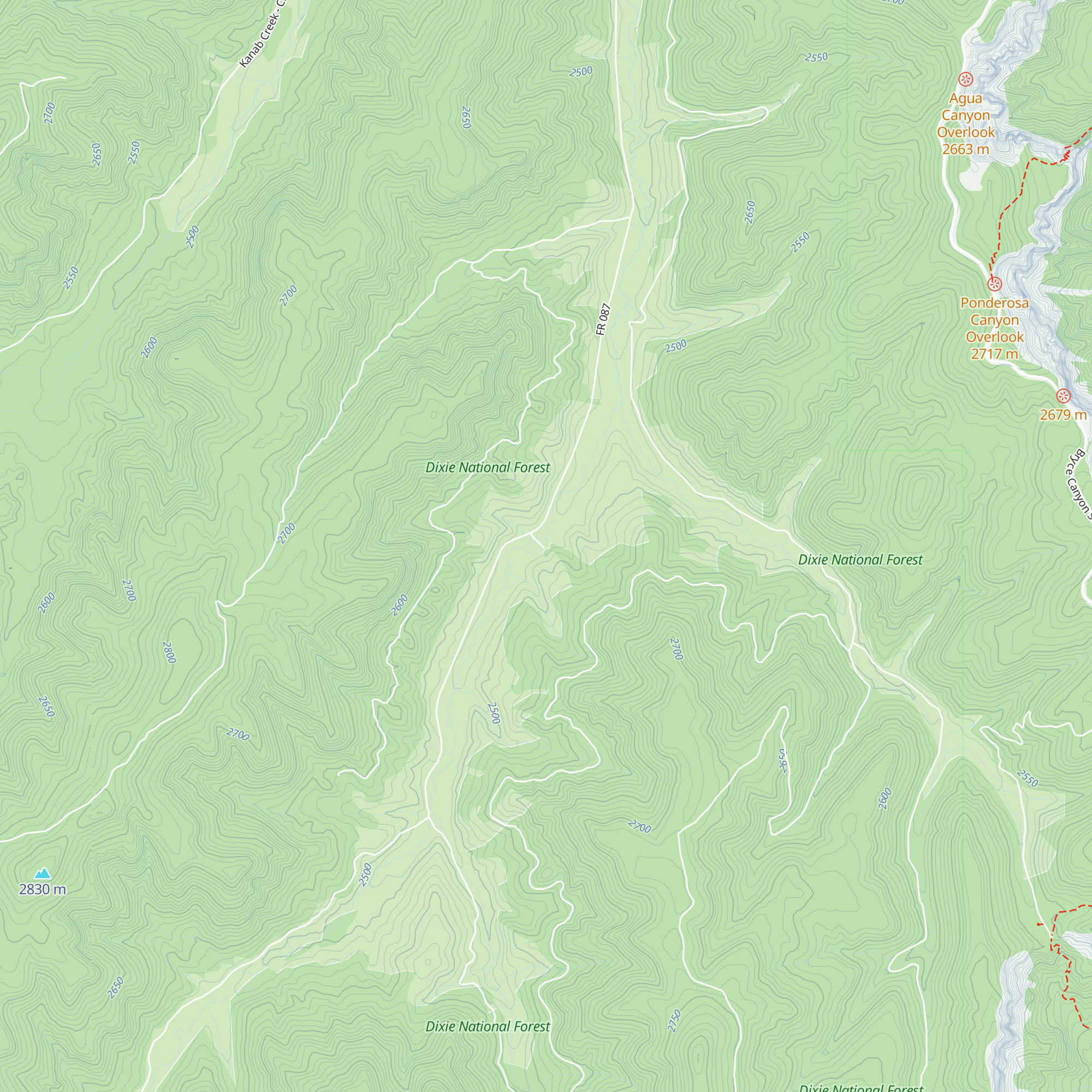 Podunk Guard Station map