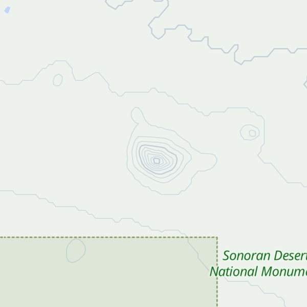 Map of Lost Horse Peak