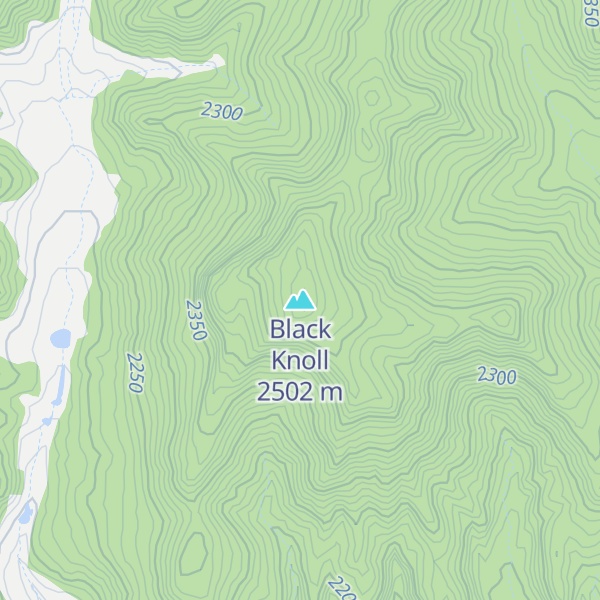 Map of Black Knoll