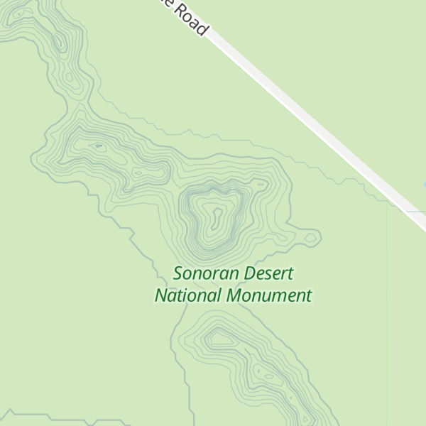 Map of Espanto Mountain