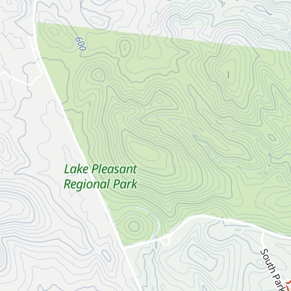 Map of Cholla Mountain