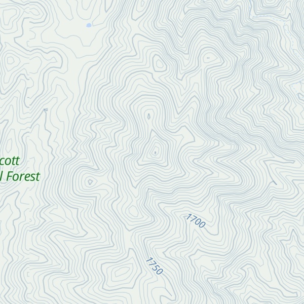 Map of Brady Butte