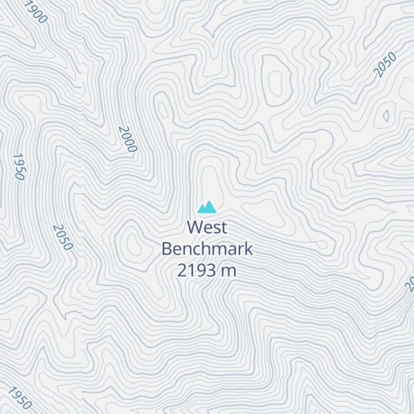 Map of West Benchmark